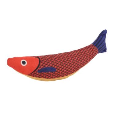 Imagem de Peixe Pêlo de Brinquedo de Gato, Peixe Marinho Formato de Peixe Catnip Crinkle Sound Toy Toy Toy Toy Cat Kicker Toys Com Catnip Crinkle Sound Indoor Kitten Exerche Supplies