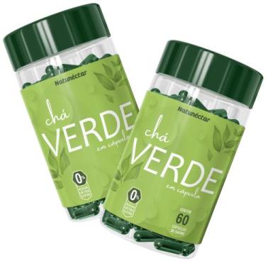 Imagem de Kit Combo 02 UND Chá Verde Cápsulas Suplemento Alimentar Natural 120 C