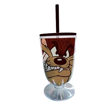 Imagem de Taça Looney Tunes Taz Big Face - 550 ml - Marrom em Acrílico - Urban - 25x10,5 cm