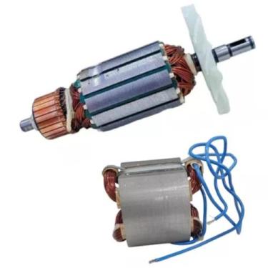 Imagem de Induzido + Bobina P/ Serra Mármore Makita 4100h 110v - bolte