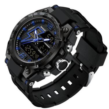 Imagem de Relógio masculino militar esportivo digital À Prova D 'Água 6137 - San
