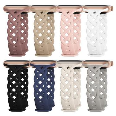 Imagem de Pulseiras de Silicone para Apple Watch (38mm a 49mm) - Pacote com 8