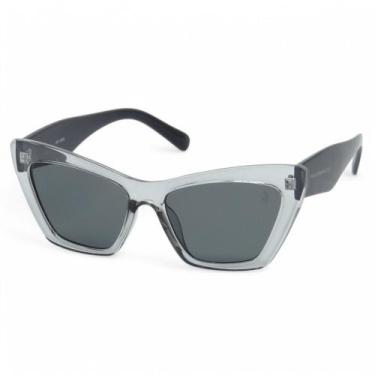 Imagem de Óculos de Sol Gatinho Clear PLC  com Proteção UV400  Kit contém  Case 