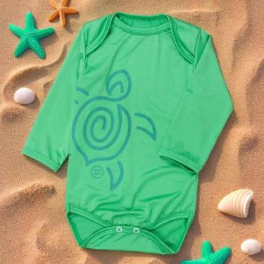 Imagem de Body Bebê UV50+ Manga Longa - Proteção Solar Menino - Era Uma Vez, 1, 