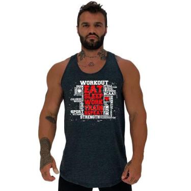 Imagem de Regata Longline Estampada Masculina MXD Conceito Workout, Masculino, M