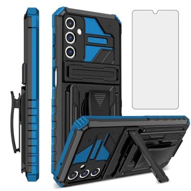 Imagem de Asuwish Capa de telefone para Samsung Galaxy A14/M14 5G com protetor de tela, clipe de cinto, suporte híbrido, resistente, resistente, de grau militar, proteção fina A 14 4G 14 A 14 M G5 mulheres