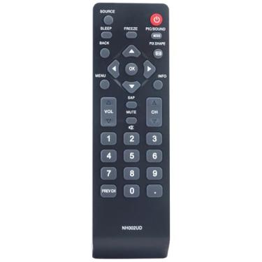 Imagem de NH002UD RTNH002UD Controle remoto de substituição de TV compatível com Sanyo LCD LED TV FW40D36F, FW50D36F, FW32D06F, FW43D25F, FW55D25F