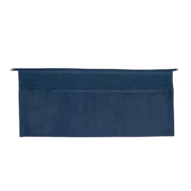 Imagem de Avental de comprimento total profissional aprovado pelo chef com três bolsos frontais | Alça ajustável e resistente à água para funcionários de cozinha de chef | 30,5 cm L x 61 cm P, unissex, azul