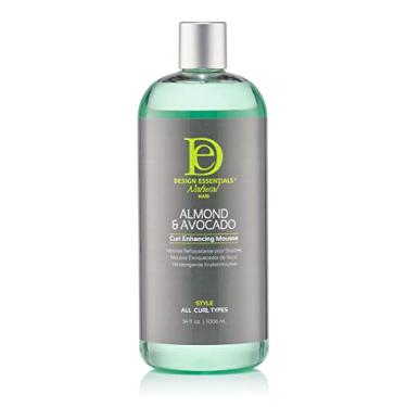 Imagem de Design Essentials Mousse Natural Para Cachos - Refil, Melhor Custo-Benefício - Coleção Amêndoa E Abacate, 943 G