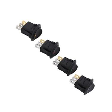 Imagem de Interruptor do Balancim 3 Pinos Alternando o Interruptor Abds Led para a Máquina