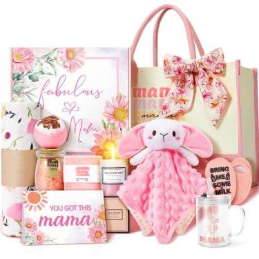 Imagem de Conjunto de presentes para bebês Fortuning's JDS Newborn Girl com 12 p