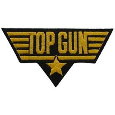 Imagem de EagleEmblems PM0246 Patch-USN, Top Gun, Ouro (4,25")