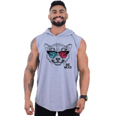 Imagem de Regata Longline com Touca Masculina MXD Conceito Leopardo de Óculos, G