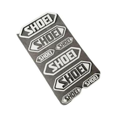 Imagem de Adesivos Refletivos Coloridos para Capacete SHOEI - À Prova D'Água, Um