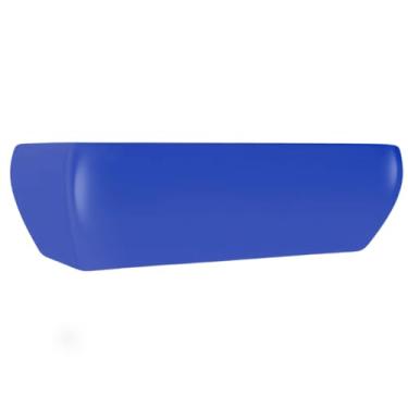 Imagem de Vaso Floreira Jardineira Plantas Hortas Fibra Vidro 100cm (Azul Royal)