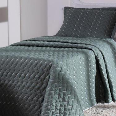 Imagem de Cobre Leito Bordado Solteiro Toque Suave 400 Fios Heitor - MR Enxovais