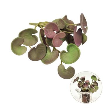 Imagem de Suculenta Peperomia Roxa 13Cm Folhagem Artificial