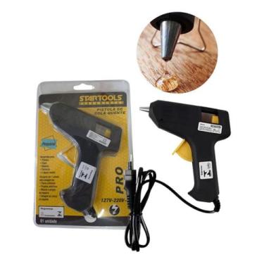 Imagem de Pistola Pequena Cola Quente Silicone Profissional 8w Bivolt Artesanato