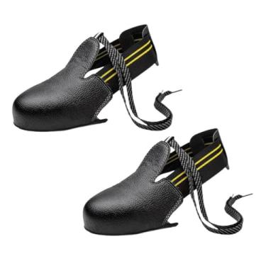 Imagem de KiBcsLic aço cobre o protetor do dedo do pé do sapato, guarda do pé, tamanho universal, visitante segura para o dedo do dedo do dedo do dedo do pé