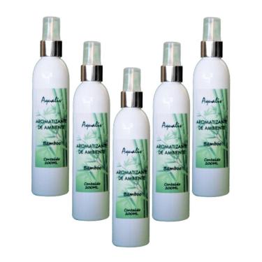 Imagem de Kit 5 Aromatizador De Ambientes Aroma Bamboo Frasco 200ml