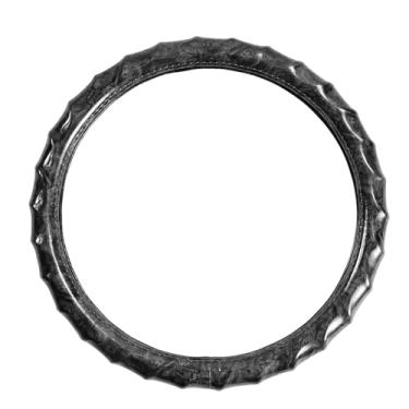 Imagem de LSAUTO Capa de volante de grão de madeira - aderência confortável, design artístico, fácil de instalar, ajuste universal para carros, caminhões, vans e SUVs (preto)