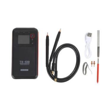 Imagem de Soldador De Ponto De Bateria Portátil Com Tela LCD Caneta De Soldagem 