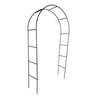 Imagem de frperce Arco de Jardim de Metal 7,8 Pés de Altura X 4,5 Pés de Largura, Caramanchão de Jardim para Várias Plantas Trepadeiras, Jardim Ao Ar Livre, Gramado, Quintal, Arco de Casamento, Decoração de Fes