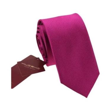 Imagem de Gravata Jacquard Masculina Azul Escuro - Impermeável, 8cm x 6cm - Para