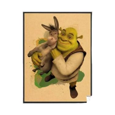 Imagem de Shrek Clássico Anime Vintage Poster Sem Moldura Arte De Parede Para Qu