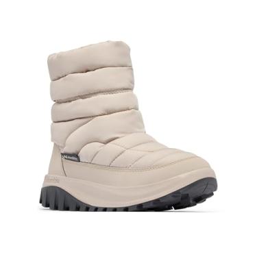 Imagem de Columbia Bota de neve feminina Snowtrot Mid, Marrom macio/tubarão, 36