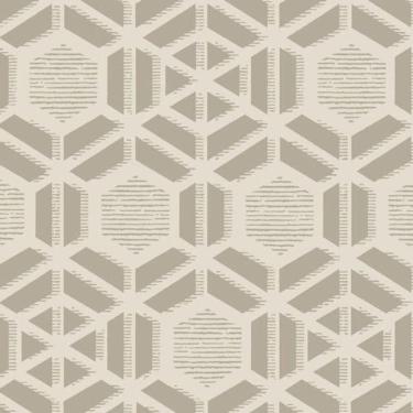 Imagem de Papel De Parede Capri Geométrico Bege 190512602