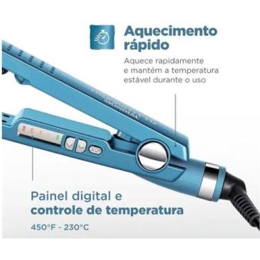 Imagem de Chapinha Prancha De Cabelo Mondial Titanium Pro, Bivolt