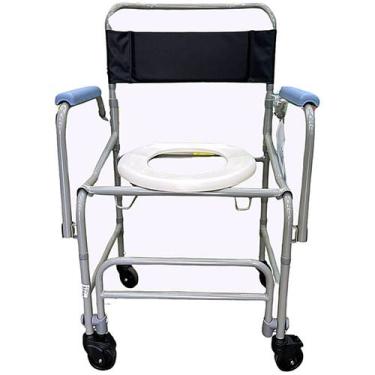 Imagem de Cadeira de Banho Dobravel em Aço D40 Dellamed