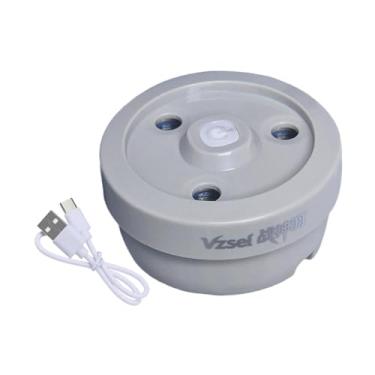 Imagem de Colaxi Umidificador de peteca, vaporizador de bolas de badminton, multiuso, leve, prático, mantém a umidade penas, tampa do tubo de passarinho, Cinza