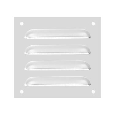 Imagem de PATIKIL Capa de ventilação de alumínio de 10 x 10 cm, capa de ventilação de grade de ar HVAC, malha embutida para casa, cozinha, lareira, banheiro, parede, teto, prata