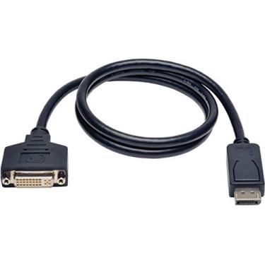 Imagem de Tripp Lite Cabo adaptador DisplayPort para DVI DP2DVI Conversor de vídeo para DP-M para DVI-I-F 3 pés (P134-003)