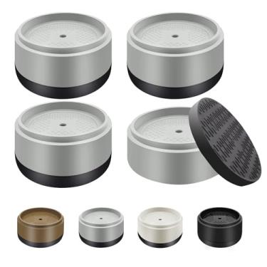 Imagem de Elevadores de Mobiliário Elevadores de Cama Resistentes 2,5 cm, 5 cm, 7,6 cm, 10 cm Elevadores de Cama Redondos Ajustáveis para Pernas de Mesa Sofá Cadeira Frigorífico Máquina de Lavar Roupa (2,5 cm