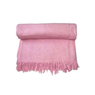 Imagem de Manta grande para sofá Capa protetora de algodão(Pop 2,20x1,50m ROSA BEBÊ)