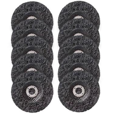 Imagem de Kit 10x Disco Strip Remove Limpa Tinta Verniz Ferrugem 4.1/2 - GALZER 