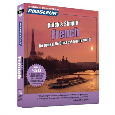 Imagem de Pimsleur French Quick & Simple Course - Level 1 Lessons 1-8 CD: Learn to Speak and Understand French with Pimsleur Language Programs (Volume 1)