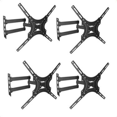 Imagem de Suporte Triarticulado TV 32 55 Polegadas Retrátil Braço Longo Ajustáve