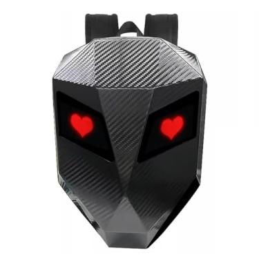 Imagem de Mochila Led Com Tela Programável para Viagem, Bolsa para Motocicleta, Alças Ajustáveis ​​em Cores Completas, Abs, Pc, 1680pvc
