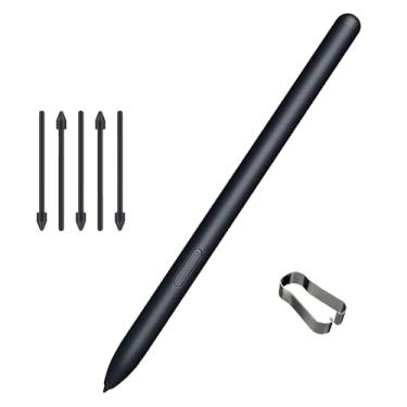 Imagem de Caneta Galaxy Book 5 Pro 360 para Samsung Book Pro 5/4 360 S, compatível com Samsung Galaxy Book 5/4 360, caneta Stylus com pontas de substituição (preto)
