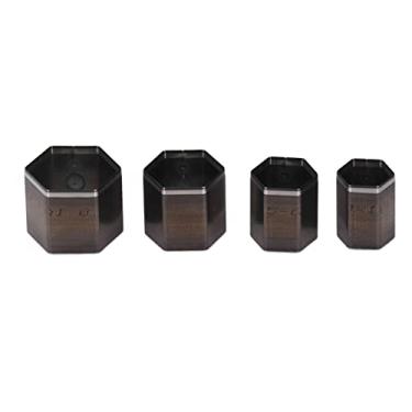 Imagem de Conjunto de 4 Ferramentas de Perfuração Hexagonal para Artesanato Em Couro, Furador, Cortador de Ponta, Conjunto de Matrizes de Corte de Couro, Cinto de Corte de Borda, Bolsa de