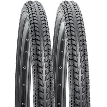 Imagem de YUNSCM 2 peças de pneus de bicicleta de estrada de 66 cm 26 x 2,0/53-559 compatíveis com pneus de bicicleta de 26 x 1,95 26 x 2,0 26 x 2,10 (Y-1065)