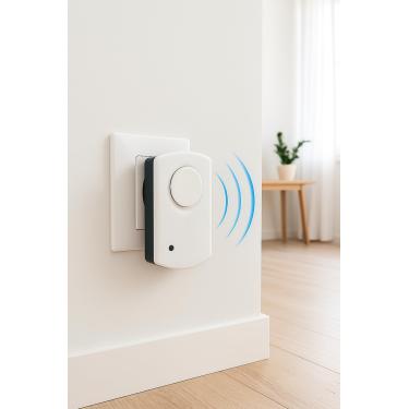 Imagem de Repelente Eletrônico Ultrassônico para Ratos, Bivolt 110V-220V, com LED Indicador