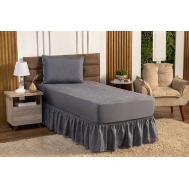 Imagem de Protetor Capa De Colchão Solteiro Impermeável Cama Box - Angel Distrib