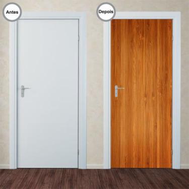 Imagem de Adesivo Decorativo de Porta - Madeira - 105pt - Allodi