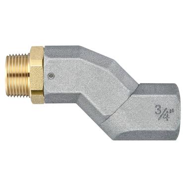 Imagem de Modoo Rotação de combustível de 3/10.2 cm, rotação de mangueira de combustível NPT de 3/10.2 cm com conector rotativo 360 para bomba de transferência de combustível gasolina querosene diesel