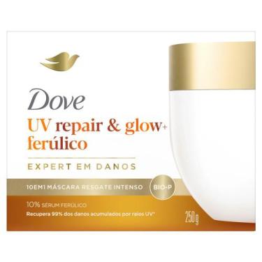 Imagem de Máscara Dove UV Repair e Glow Ferúlico 10 em 1 Resgate Intenso Expert 